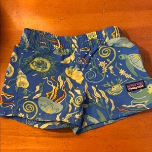 Patagonia swim shorts for baby